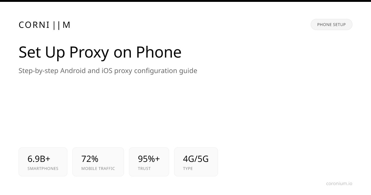 How to Set Up a Proxy on Your Phone